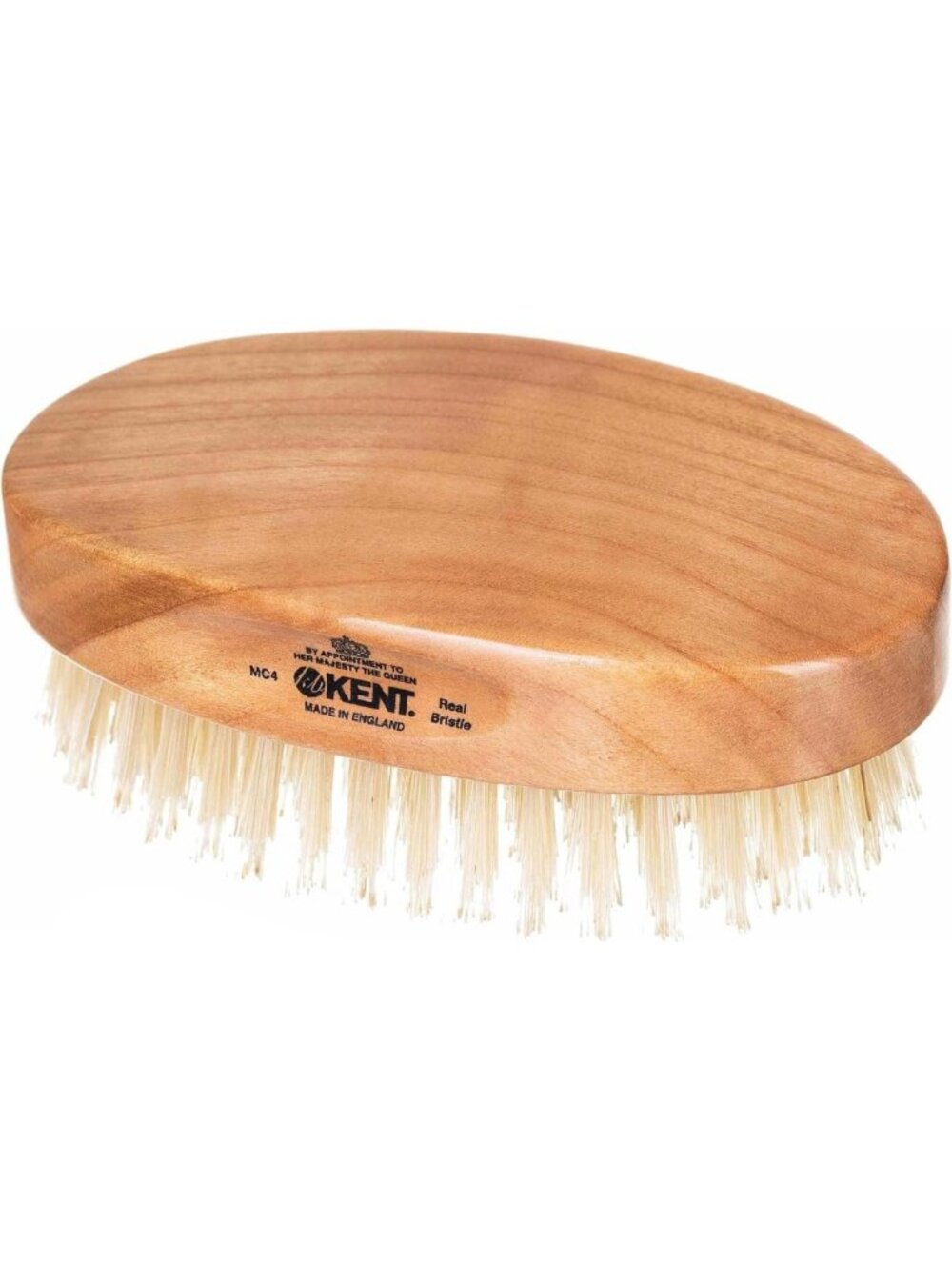 Natural Boar Bristle Hair & Beard Brush Kit - Exfoliating Cherrywood Grooming